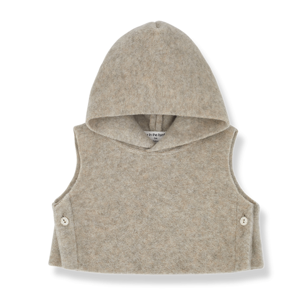 Gilet con cappuccio in bamboo | 1+ in the family | inverno 24