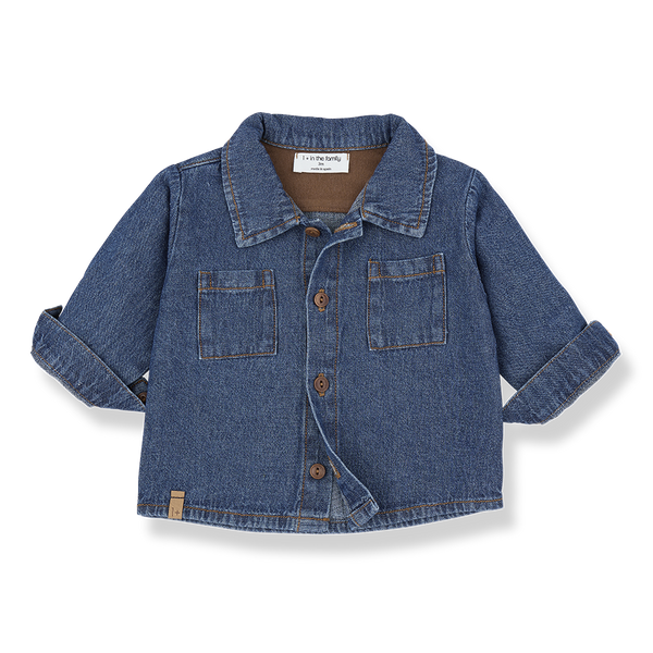 Giacca Camicia in Denim VIGGO | 1+ IN THE FAMILY | AW25