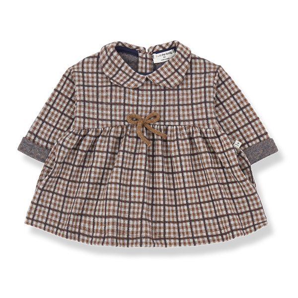 Vestito Pied de Poule con fiocchetto JULIA | 1+ IN THE FAMILY | AW25