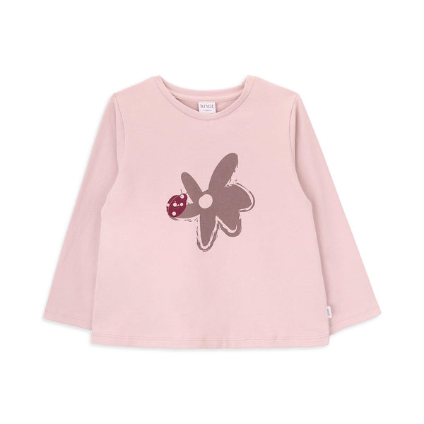 T-shirt a fiori in cotone biologico - Peperi Bimbi - Abbigliamento per bambini e neonati