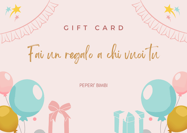 Gift Card - Peperì Bimbi