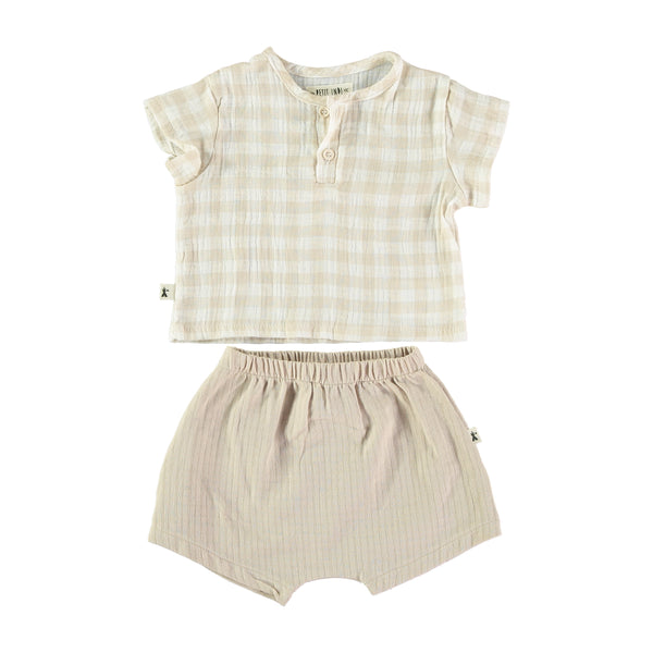 Set camicia e pantaloncini| Petit Indi | SS25