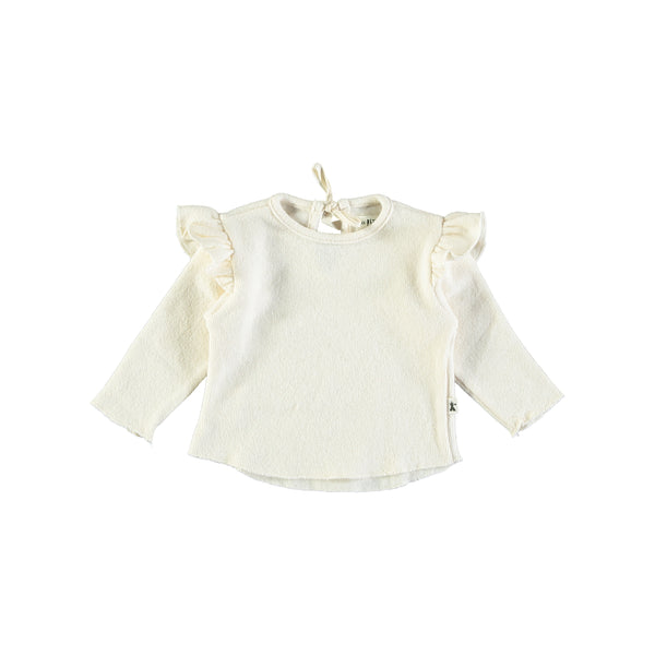 Maglia spalline volant | Petit indi | inverno 24