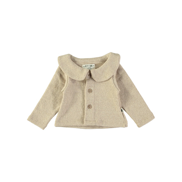 Giacchina in Caldo Cotone Beige | PETIT INDI | AW25