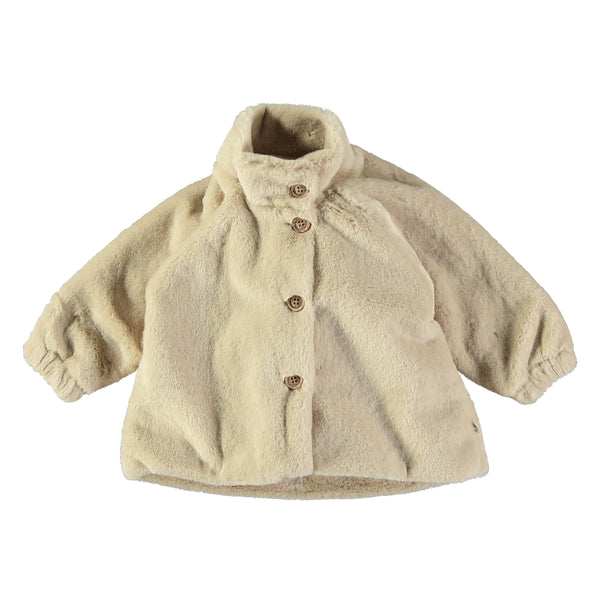 Giacca Beige con Pile Interno | PETIT INDI | AW25