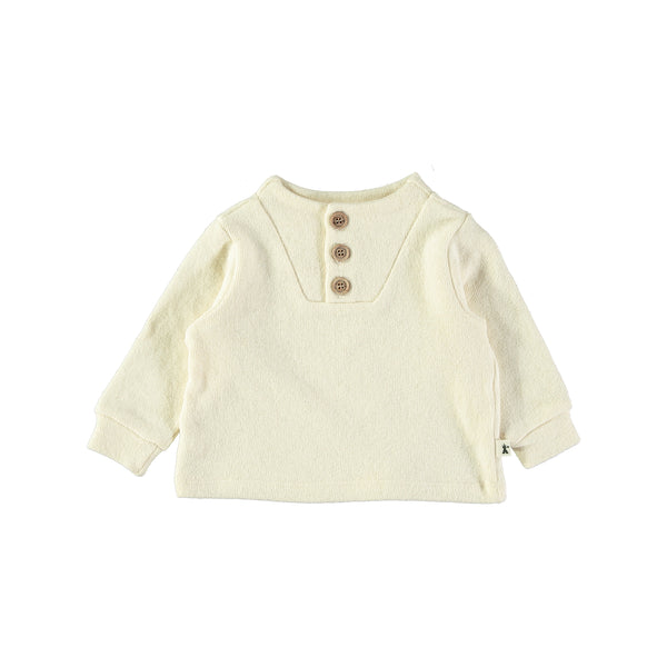 Maglioncino con bottoni in cocco | PETIT INDI | AW25