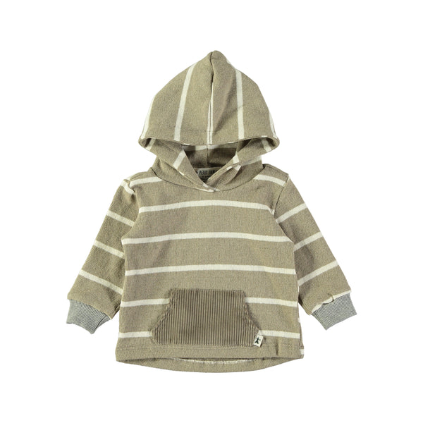 Felpa con tasca e cappuccio Beige | PETIT INDI | AW25