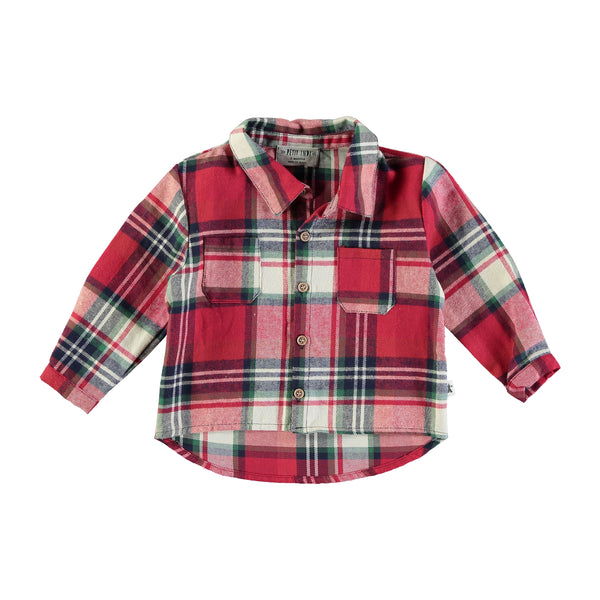 Camicia giacca tartan festiva | Petit indi | inverno 24