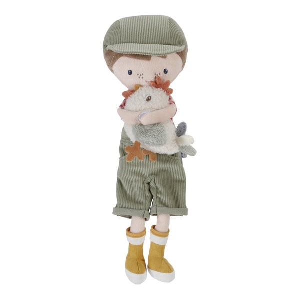 Bambola Little Dutch Jim con pollo - 35cm - Peperi Bimbi - Moda bambini da 0 a 6 anni