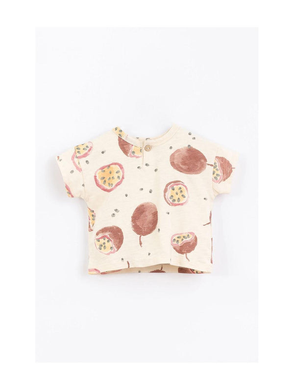 T-Shirt con stampa frutto della passione/tartarughe - Peperi Bimbi - Abbigliamento per bambini e neonati